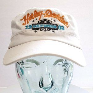 Harley Davidson Cadet Military Hat Cap Medium 22"